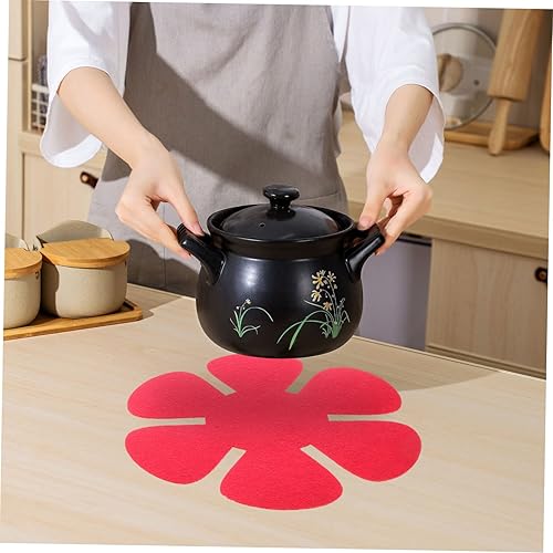 Vista 6 de 12 uds. Protector de olla resistente al calor, almohadillas antiadherentes para utensilios de cocina, tela no tejida, posavasos antideslizantes