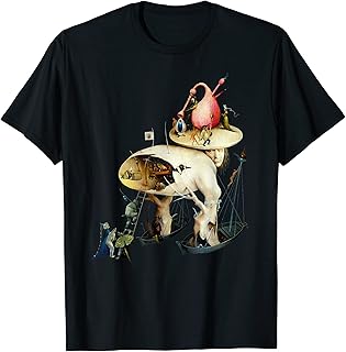 Hieronymus Bosch Dettaglio Giardino delle Delizie Maglietta