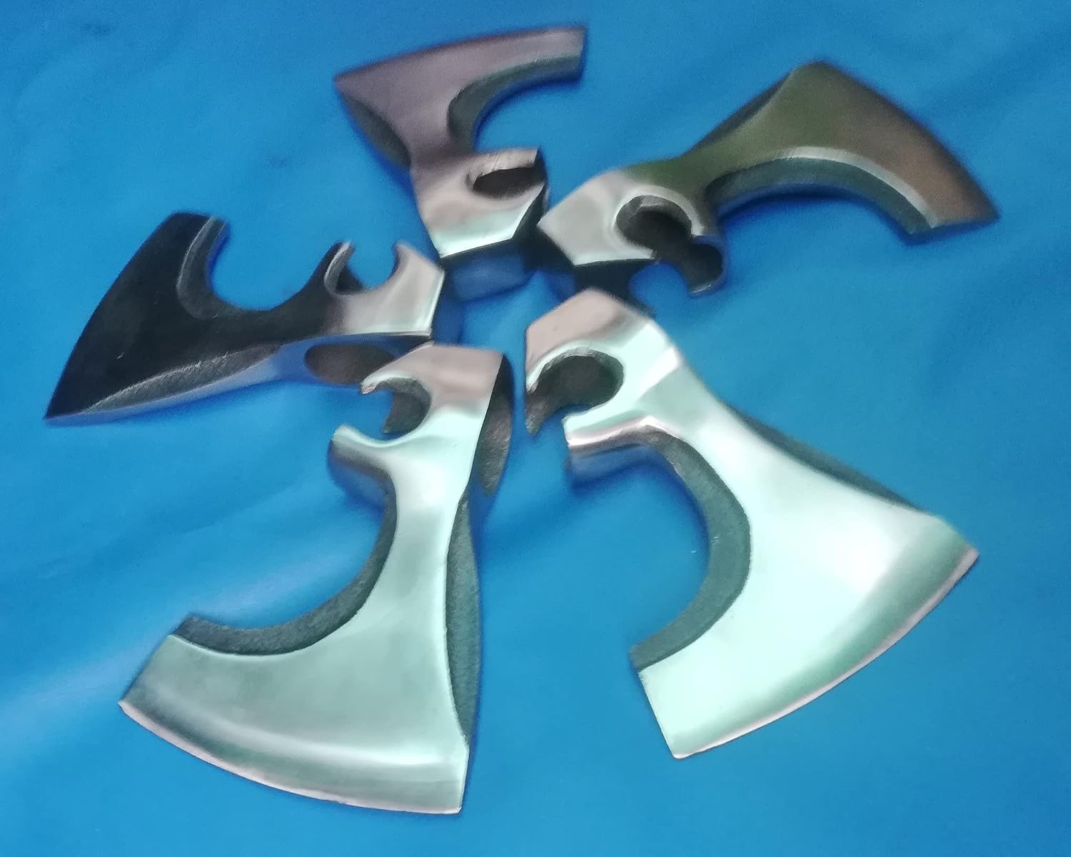 Lot of 5 x Custom Carbon 5160 Hand Forged Tomahawk Viking Hatchet Beard Camping Axe Head