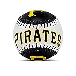 Franklin Sports Pittsburgh Pirates MLB Team Baseball - MLB Team Logo Soft Baseballs - Toy Baseball for Kids - Great Decoration for Desks and Office