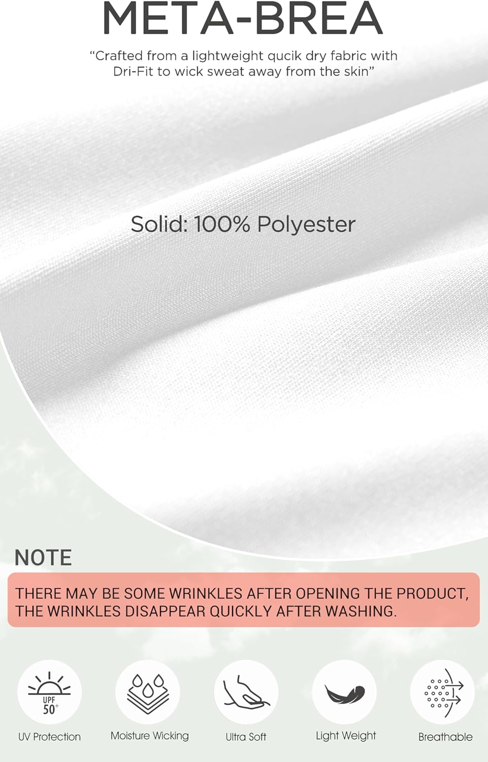 ODODOS Men's Quick Dry Long Sleeve Shirts UPF 50+ Sun Protection SPF Athletic Tops Workout Fishing T-Shirts - Image 5