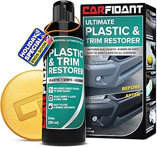 Carfidant 8.4 Oz All-in-One Plastic Restorer & Polish: UV Protection