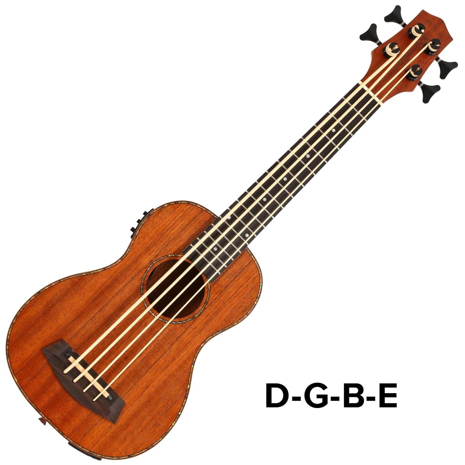 30 Zoll Elektrischer Ukulele-Bass, 4-saitige Ukulele-Gitarre, Saiteninstrument Mit Ukulele-Tasche Ukulele Einsteiger Kit
