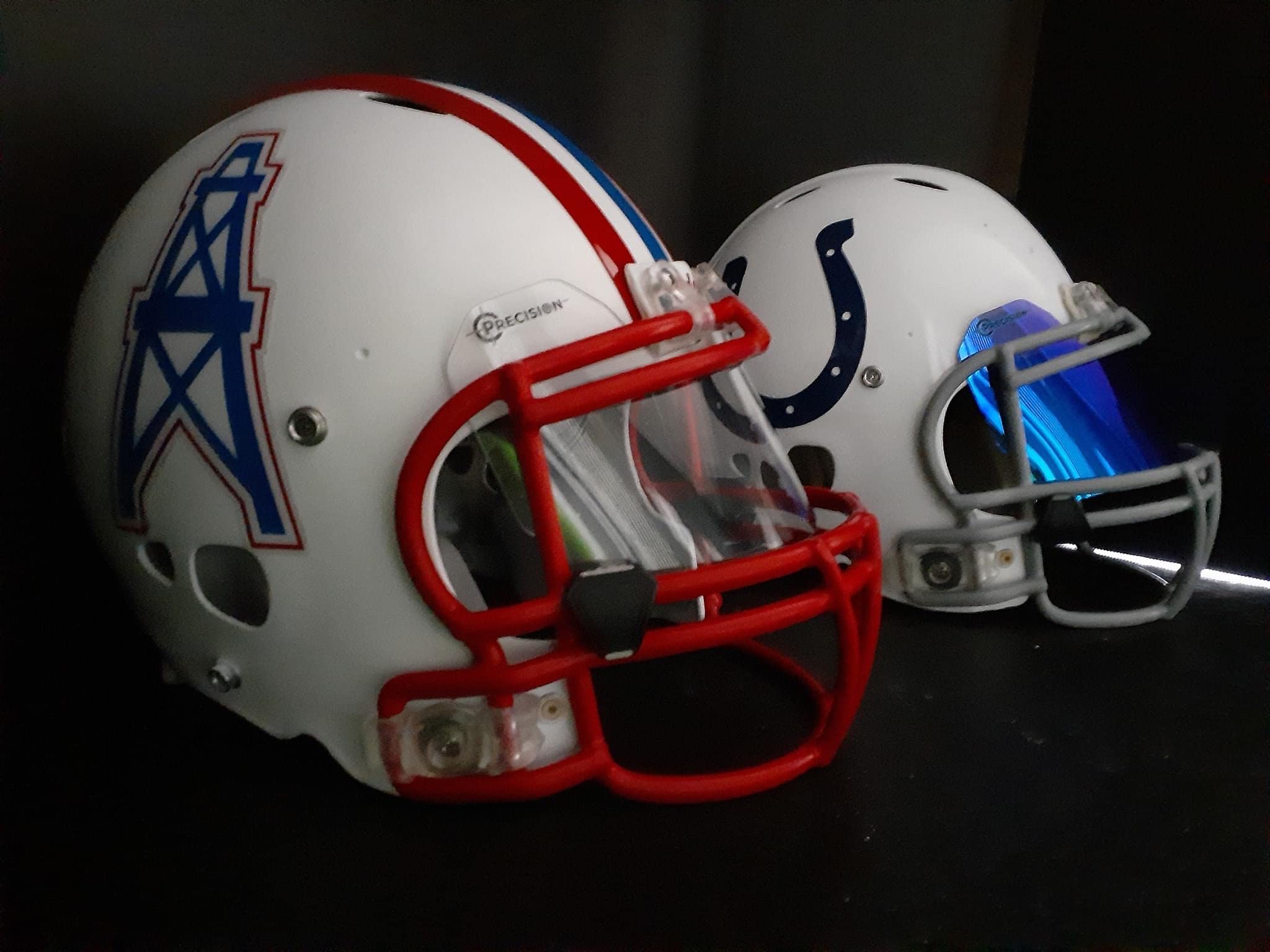 Precision Crystal Clear Football Helmet Visor // Eye-Shield // Fits Major Brands Kids, Youth & Adult Helmets // Eye Protection for Helmet and Facemask : Sports & Outdoors