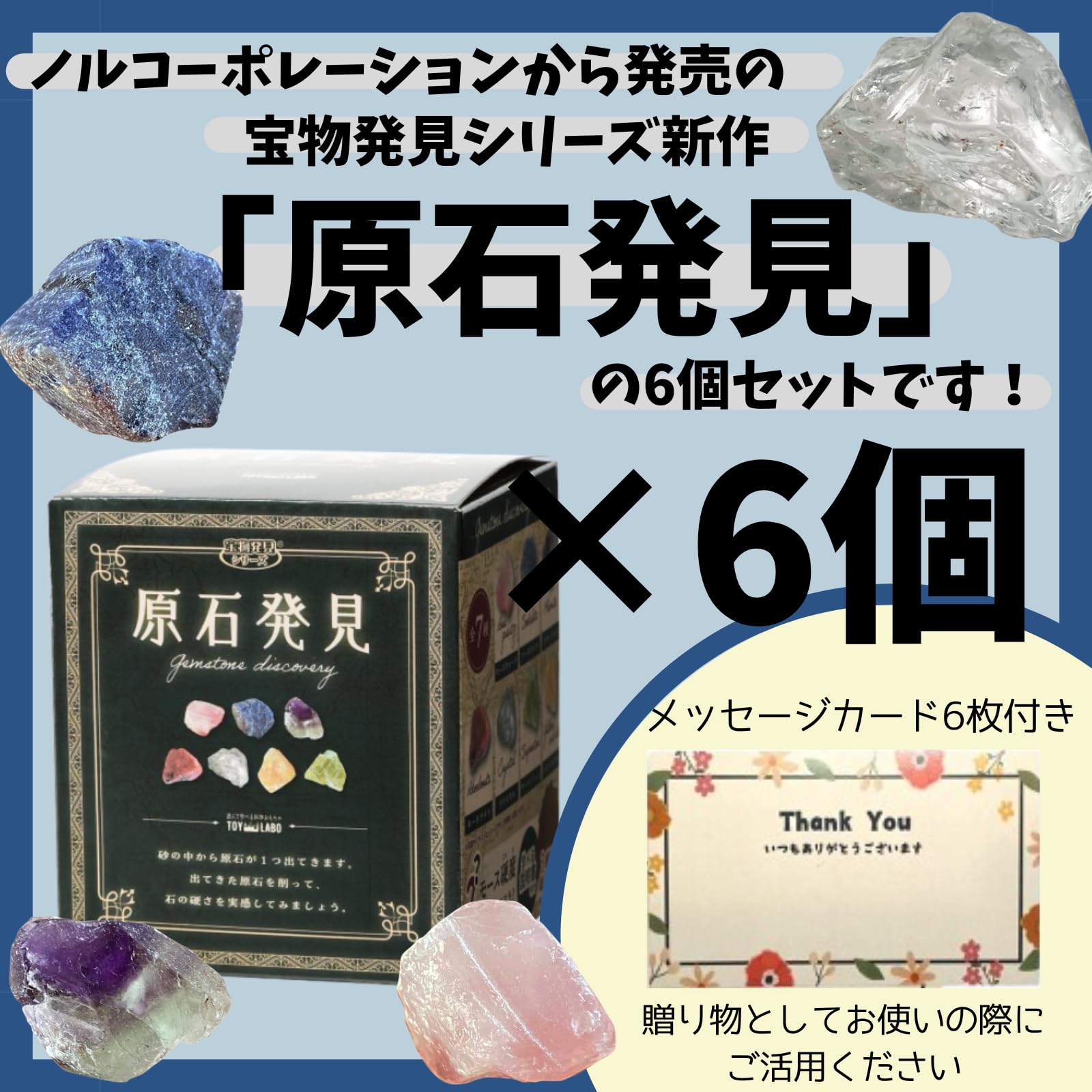 Amazon | 【6個セット+メッセージカード】ノルコーポレーション 宝物