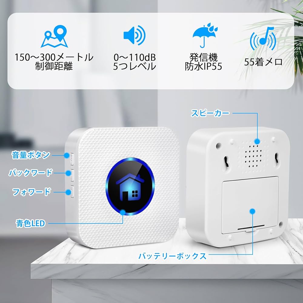 Amazon.co.jp: Drosme 呼び出しベル 介護 ポケットベル