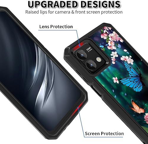 Miniatura 4 de Funda para Motorola Moto G Stylus 5G 2023 de 6.6 pulgadas, diseño de noche de bosque a prueba de golpes para Motorola Moto G Stylus 2023, funda de