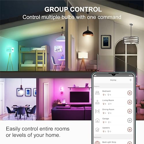 Miniatura 19 de Sengled Bombilla de luz Alexa, bombilla Zigbee requiere concentrador inteligente, funciona con Alexa y SmartThings, control de voz con Echo Show 10