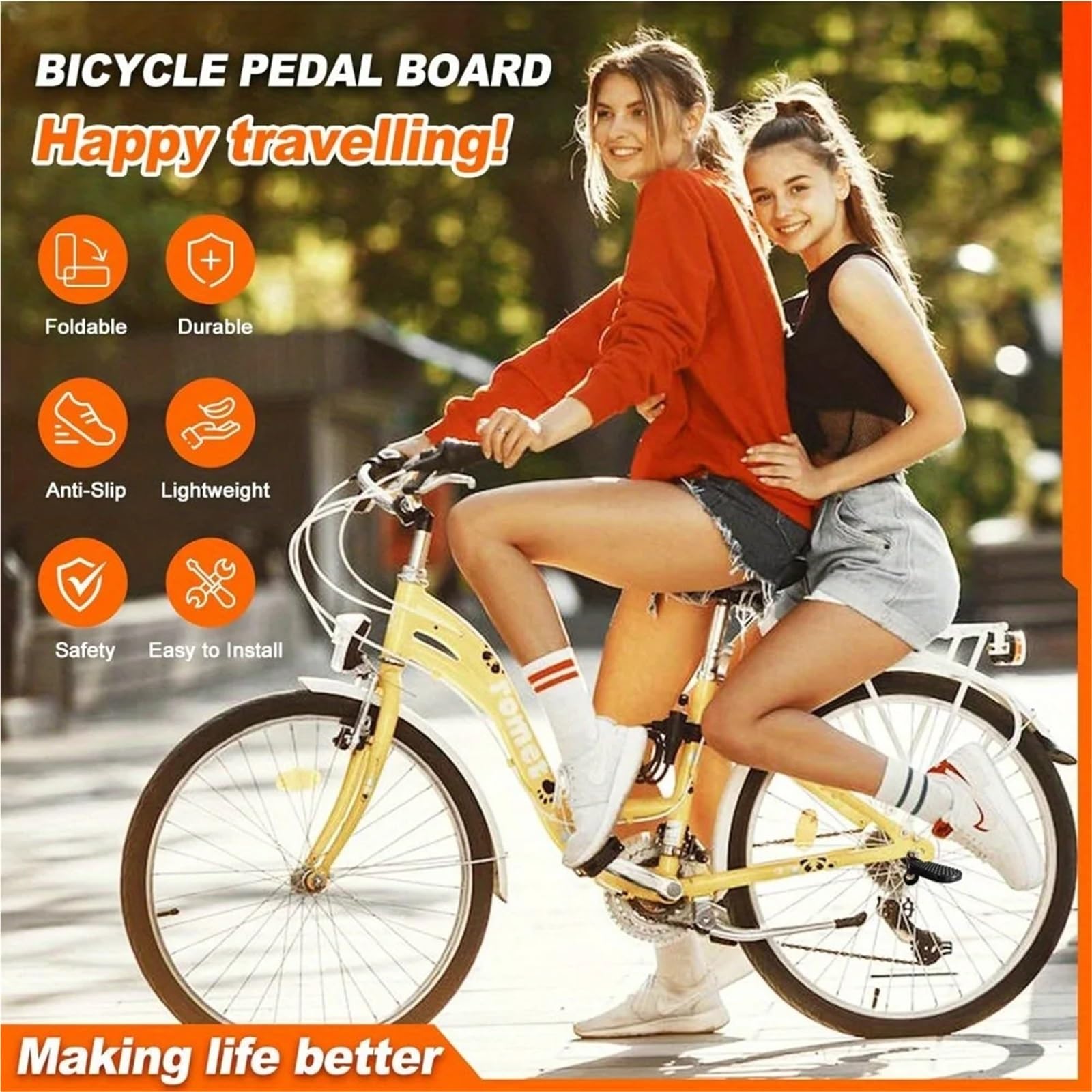 Mini składane pedały rowerowe rower górski i tylne pedały roweru elektrycznego