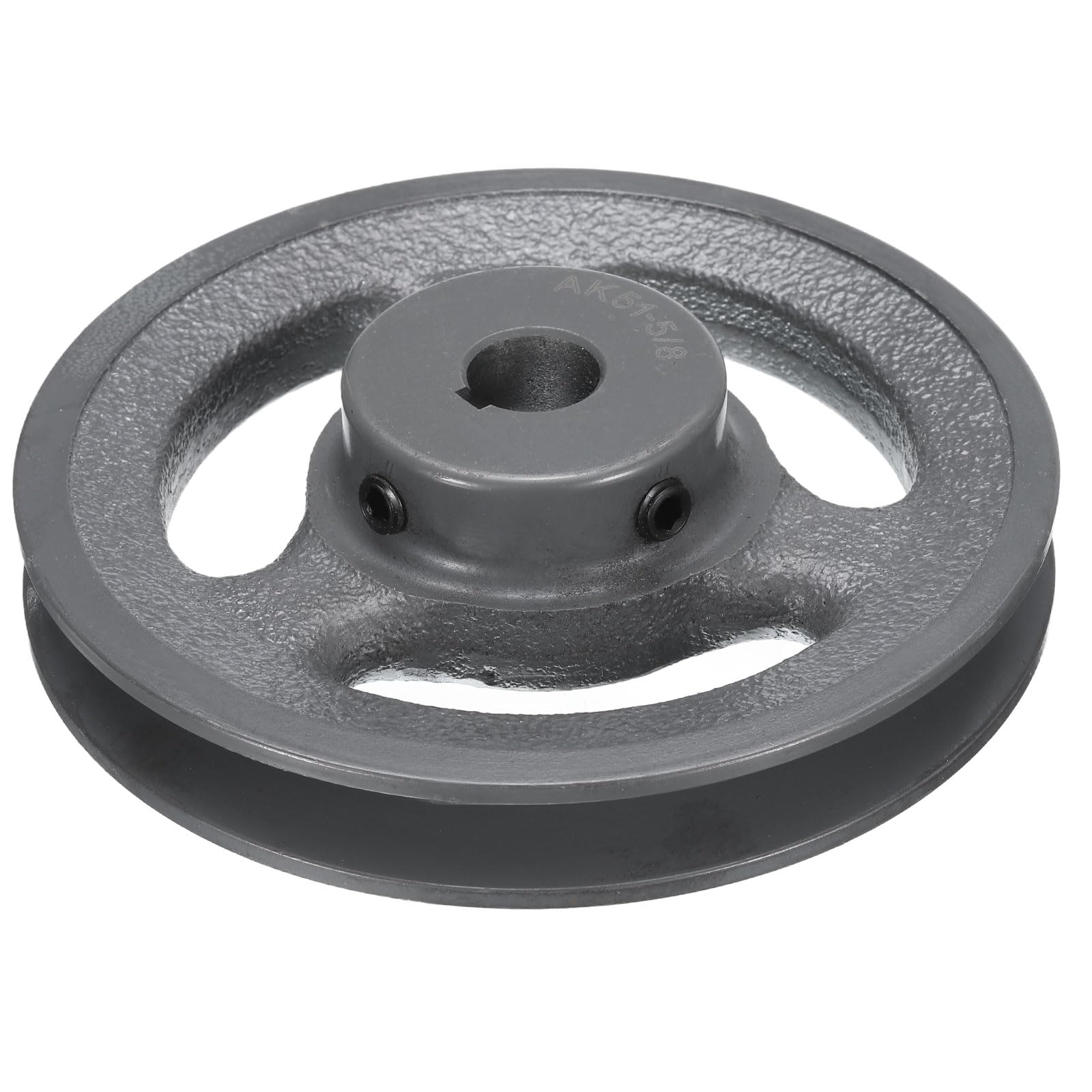 uxcell BK60-5/8 V-Belt Sheave 5/8"Bore 5.75"OD Single Groove Web Sheave Bored-to-Size Sheave, Cast Iron, Belt Section for 3L or B Belt — Amazon image 7