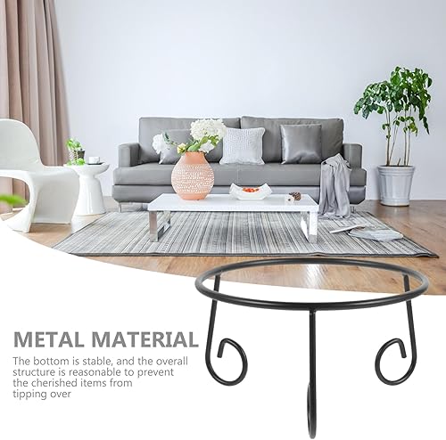 Miniatura 6 de GANAZONO Soporte de bola de observación de metal, exhibición de globos de observación de jardín, soporte de esfera al aire libre, soporte de bola de