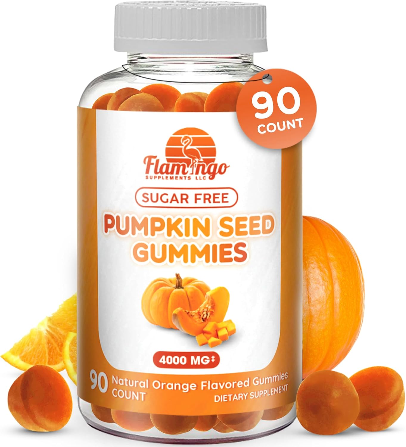 Pumpkin Seed Oil Gummies (4000mg) SugarFree Naturally