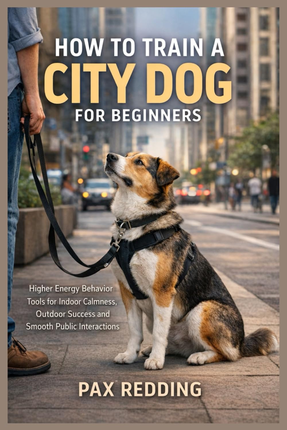 HOW TO TRAIN A CITY DOG FOR BEGINNERS: Higher Energy Behavior Tools for Indoor Calmness, Outdoor Success and Smooth Public Interactions
