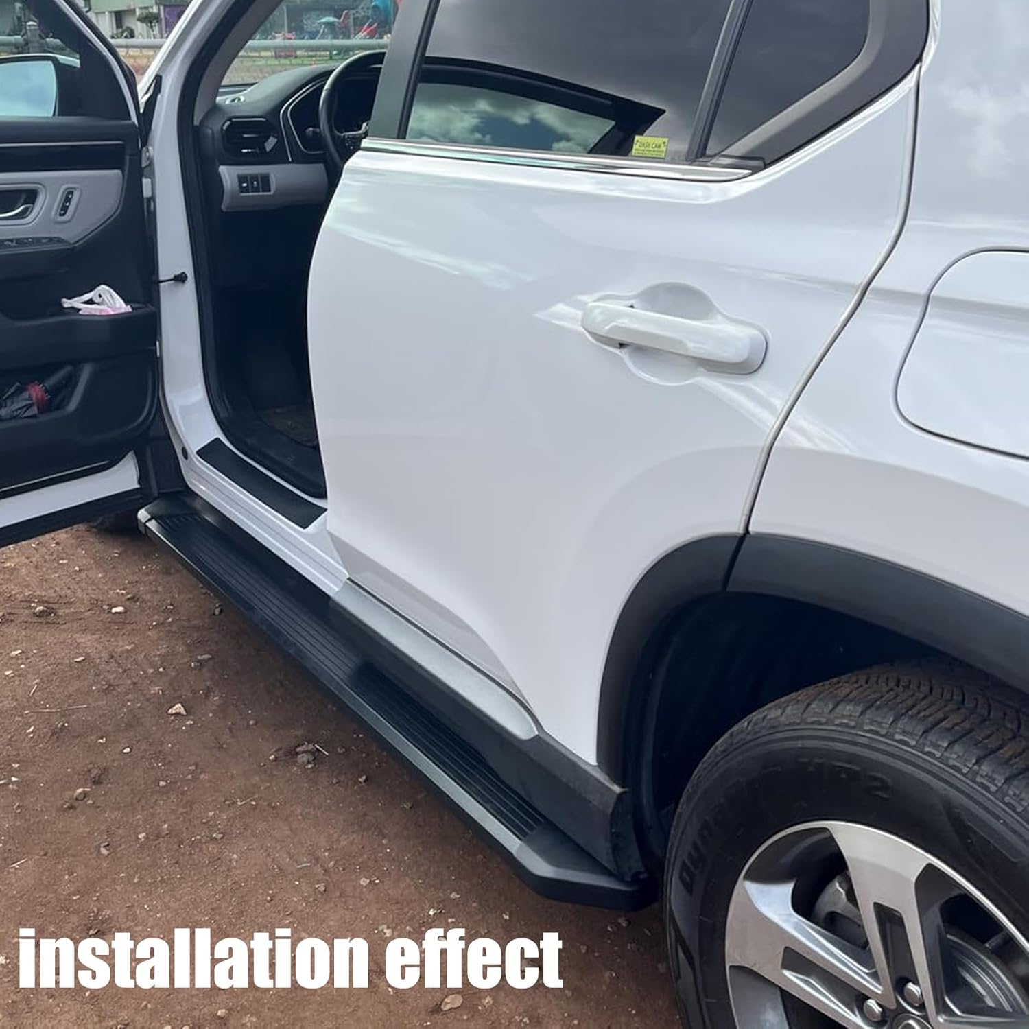 Running Boards Side Steps Compatible with 2009-2015 Honda Pilot, 5 Inch Black Aluminum Heavy Duty Step Nerf Bars Rock Sliders, 2 PCS with Mounting Brackets