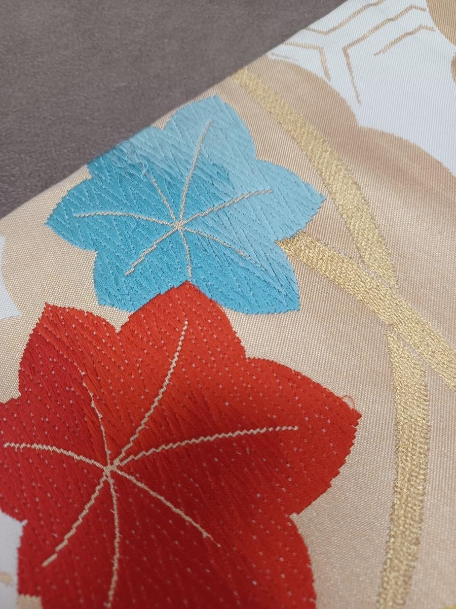 Amazon.co.jp: 名古屋帯 アンティーク 亀甲 花柄 大正ロマン