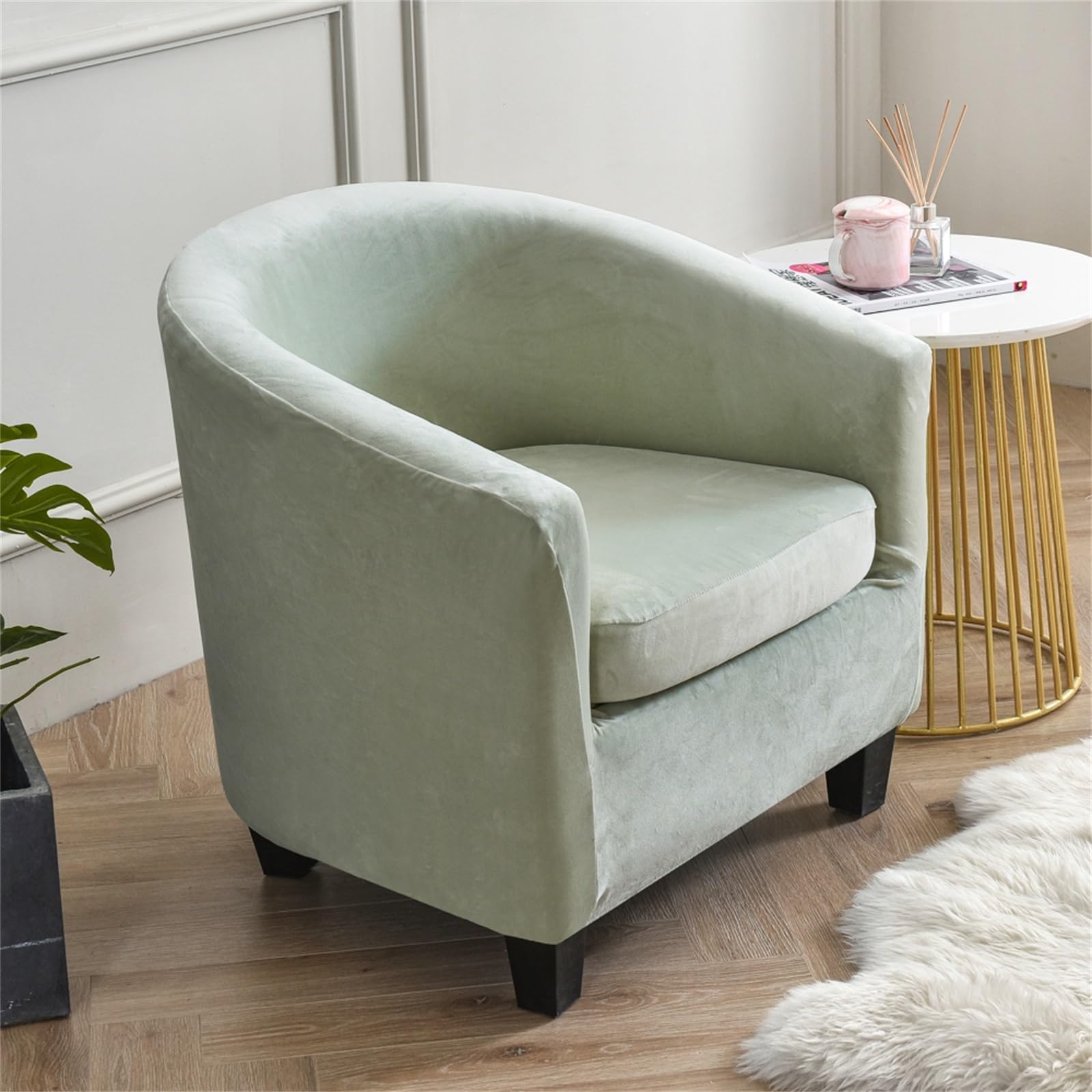 Tub Chair Covers 2 Piece Set - Image 2