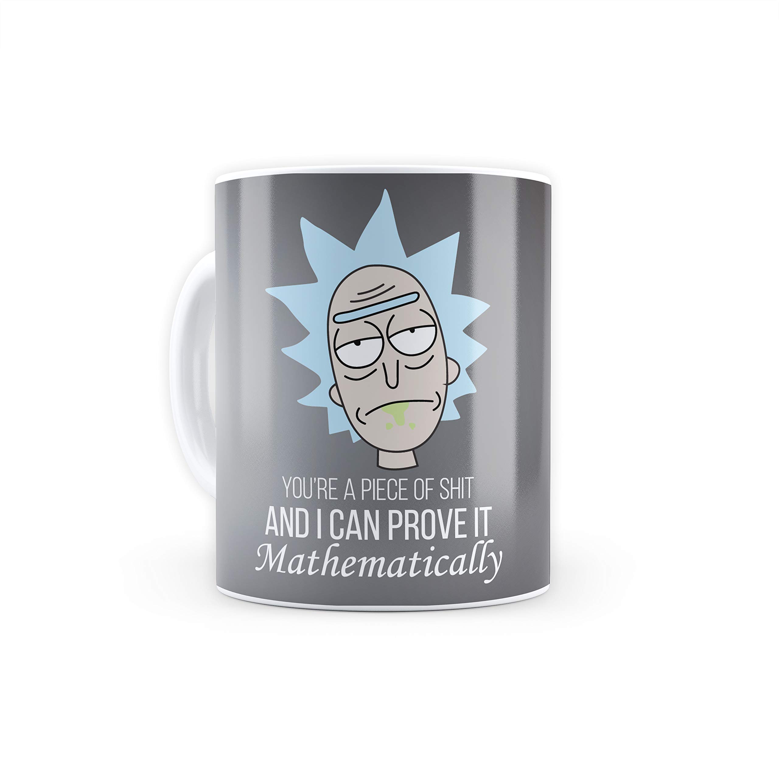 MC SID RAZZ - Rick and Morty You are Piece of Shit Design Coffee Mug -Officially Licensed by Turner Entertainment Co