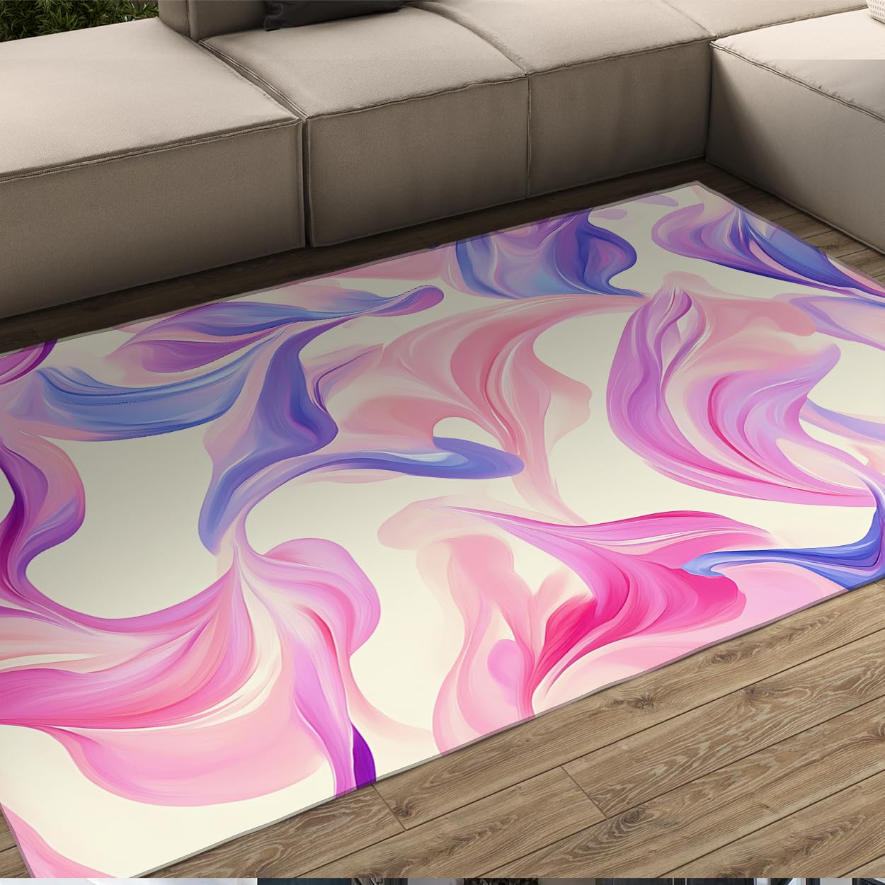Tapis de chambre abstrait 140x200cm pour créer un espace de bureau moderne