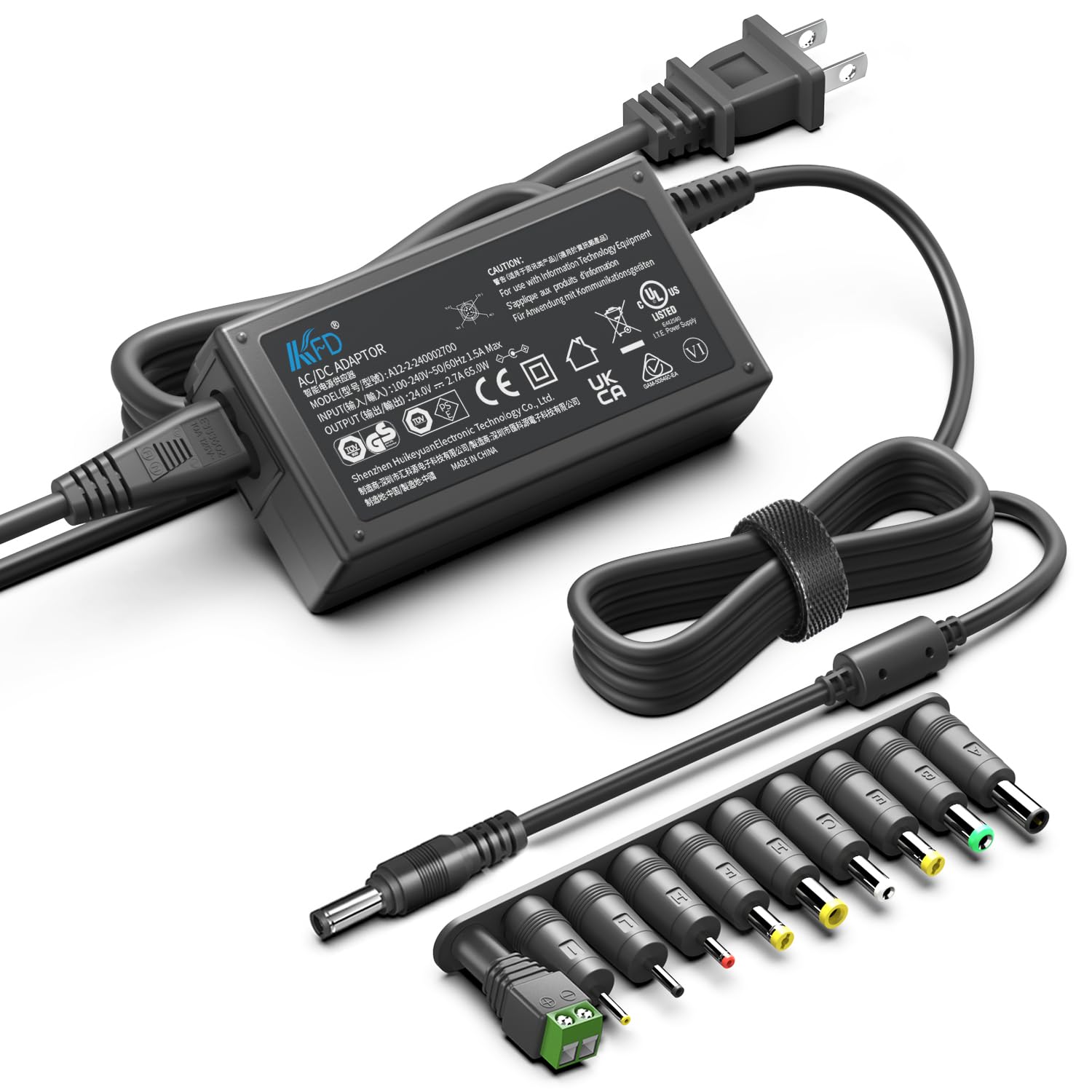 KFD 24V Universal Adapter for Levoit Vital 200S Air Purifier Logitech G920 G29 G923 G25 G27 G940,Silhouette Cameo 5 4 3 2 1,Brother ScanNCut 2