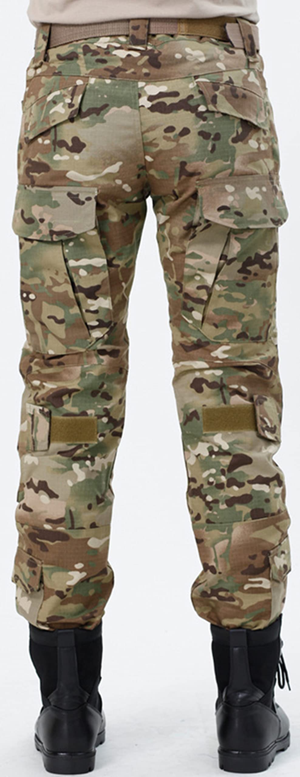 Czen Pantalones de Paintball para Hombre, Equipo de Combate, Pantalones tácticos BDU, Uniforme Militar, Pantalones Airsoft, Pantalones de Caza