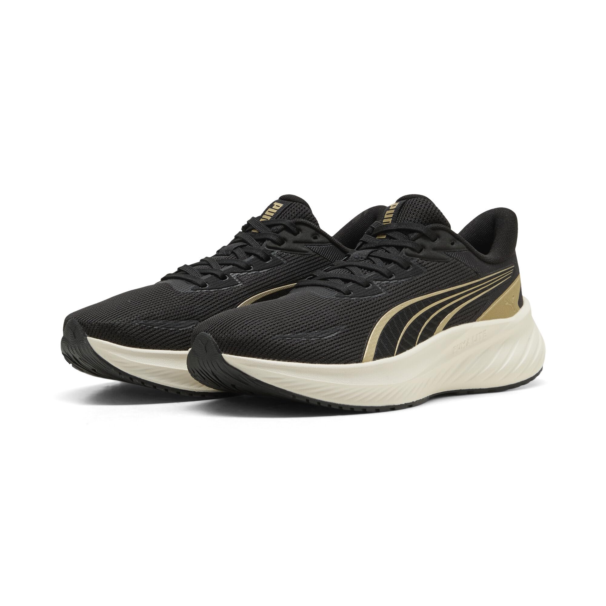 PUMA Erwachsene Pounce Lite 2 Laufschuhe 38, Black Gold