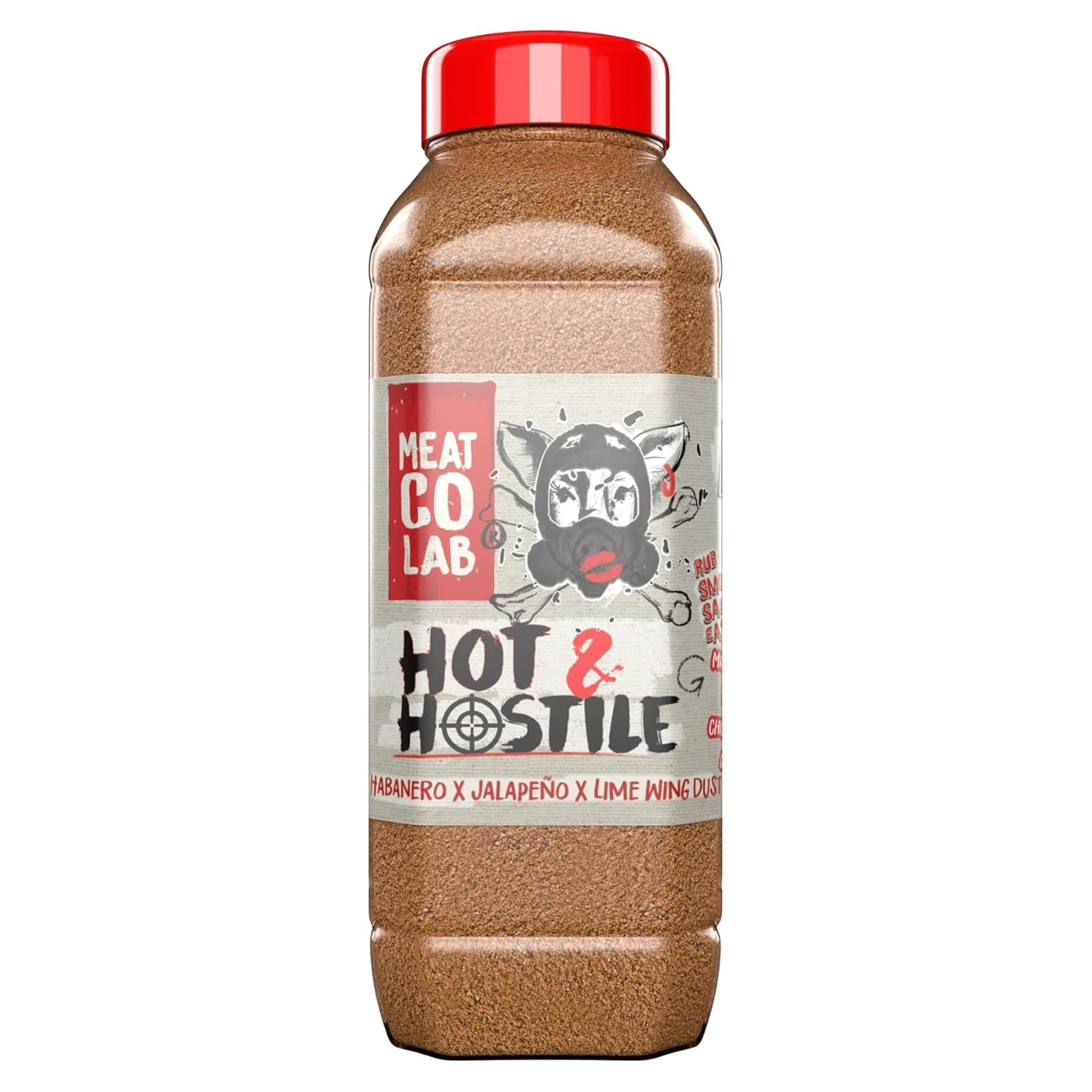 Angus & Oink Rub Me BBQ Seasoning- Hot & Hostile (POD) - 1.1 Kg