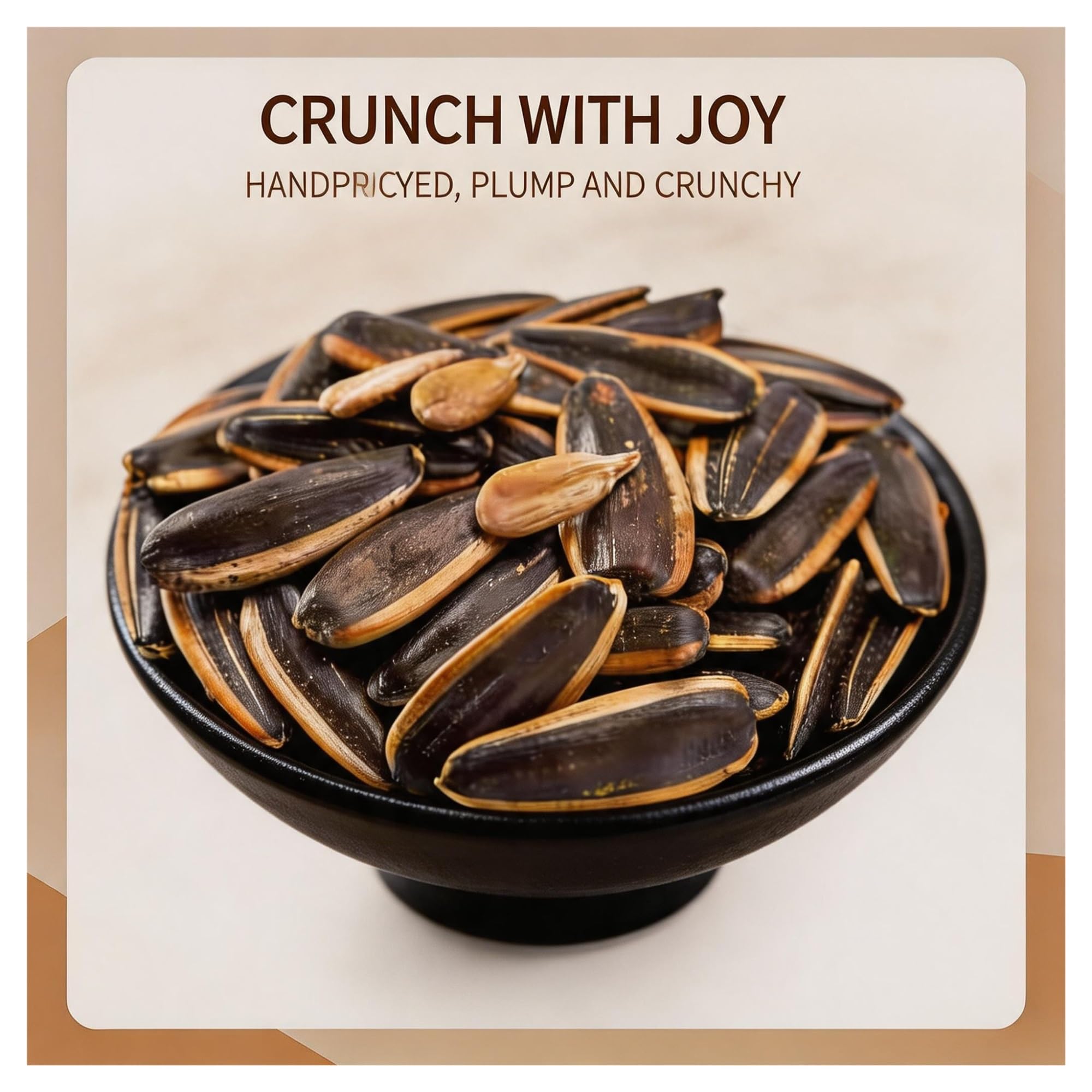 Semillas de girasol crujientes y caramelizadas (250 g): crujientes horneadas, perfectas for fiestas, noches de cine, juegos y refrigerios de viaje(2pcs)