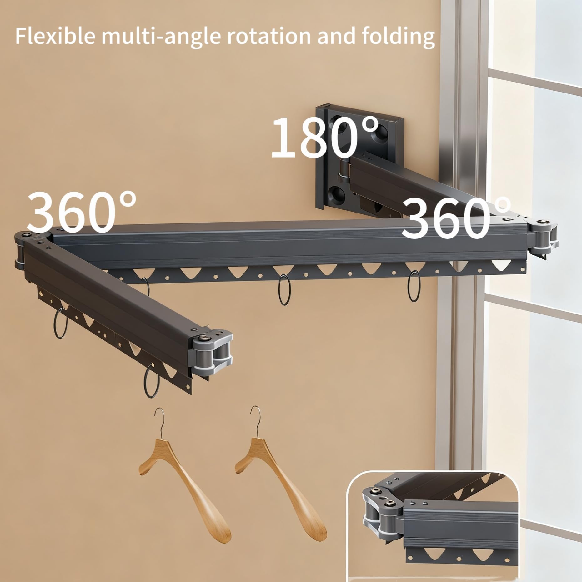 Barra de cortina de ducha plegable con forro, ahorro de espacio sin taladrar para bañera o soporte, montaje en pared fijo, 70.8 x 78.7 pulgadas, fácil instalación