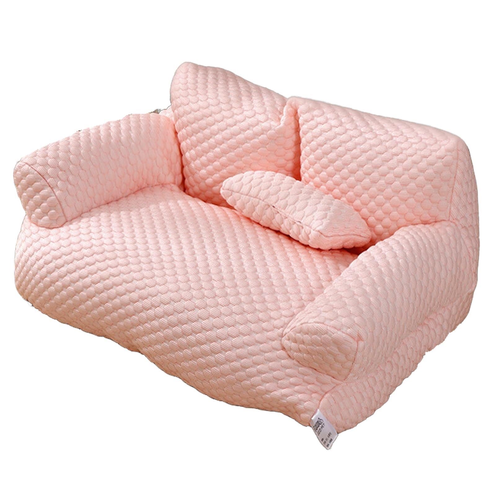 KIKIATA Cama refrescante de verano para perros, cama de seda fría para perros y gatos pequeños, medianos y grandes, transpirable, lavable, sofá de verano para mascotas con parte inferior