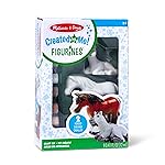 Melissa & Doug Created by Me! Horse Figurines Craft Kit (2 Resin Horses, 6 Paints, Paintbrush)