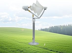 10W Micro Spiral Wind Turbine Generator, Mini Wind Power Model with LED Light, Breeze-Start DIY Science Experiment Kit for Outdoor & Educational Use
