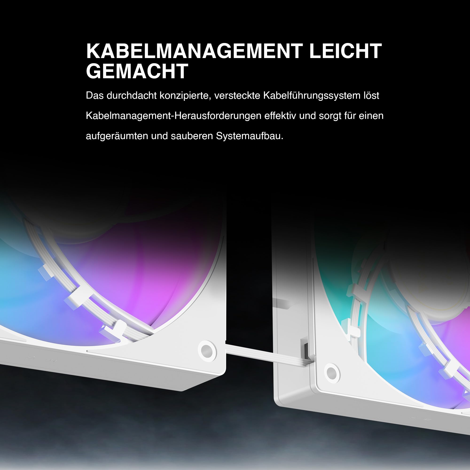 GAMDIAS CHIONE P5 360-mm-AIO-CPU-Wasserkühler, Drehbares Magnetisches 3,4-Zoll-IPS-LCD-Display, Anpassbare Software, Verstecktes Kabeldesign, ARGB-PWM-Lüfter, MB Sync, Intel LGA 1851, AMD AM5, Weiß