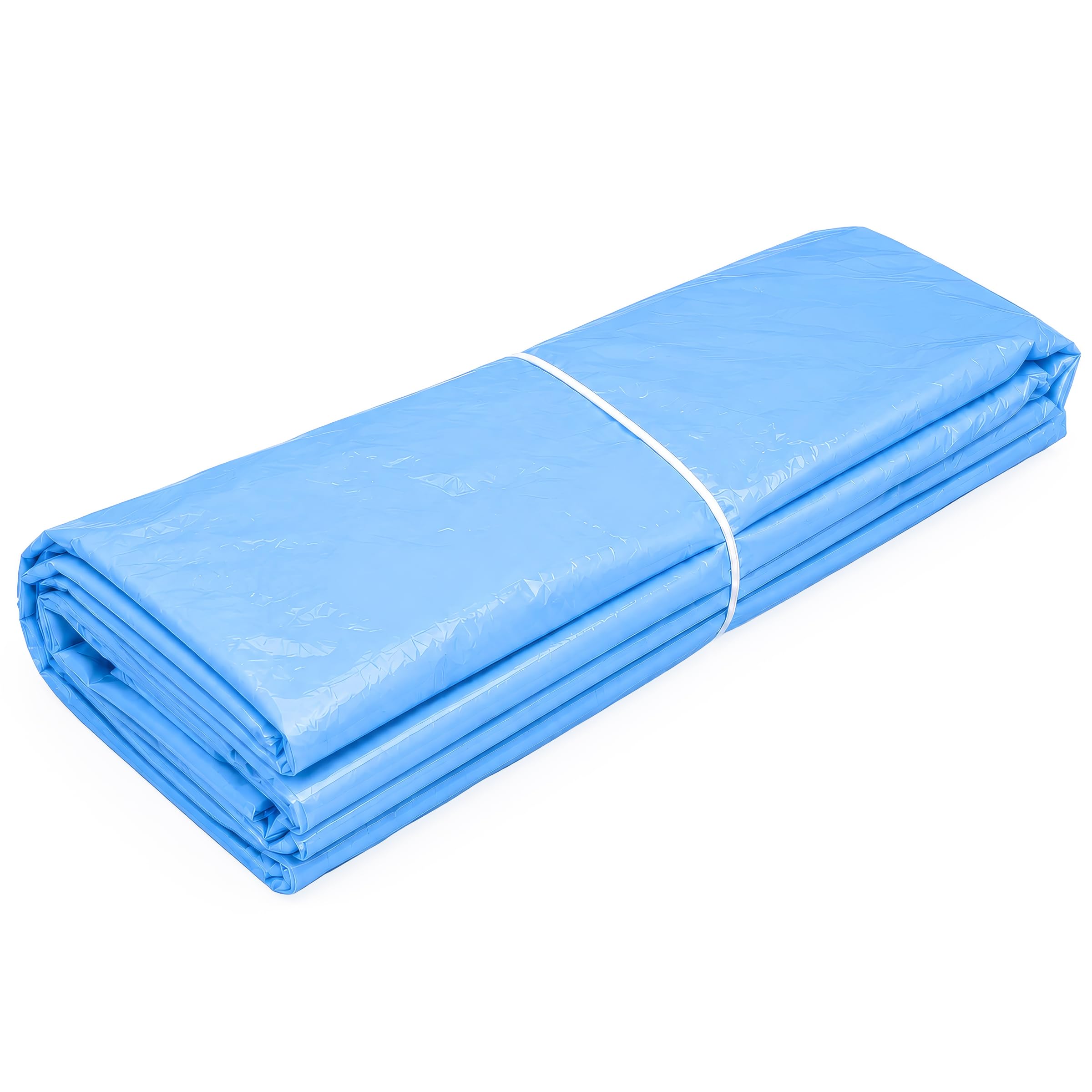 STIX 500 Sachets Roues Pneus Bleus Solides LDPE 100x100 cm Épaisseur 30 μm Transport Stockage Grand Format