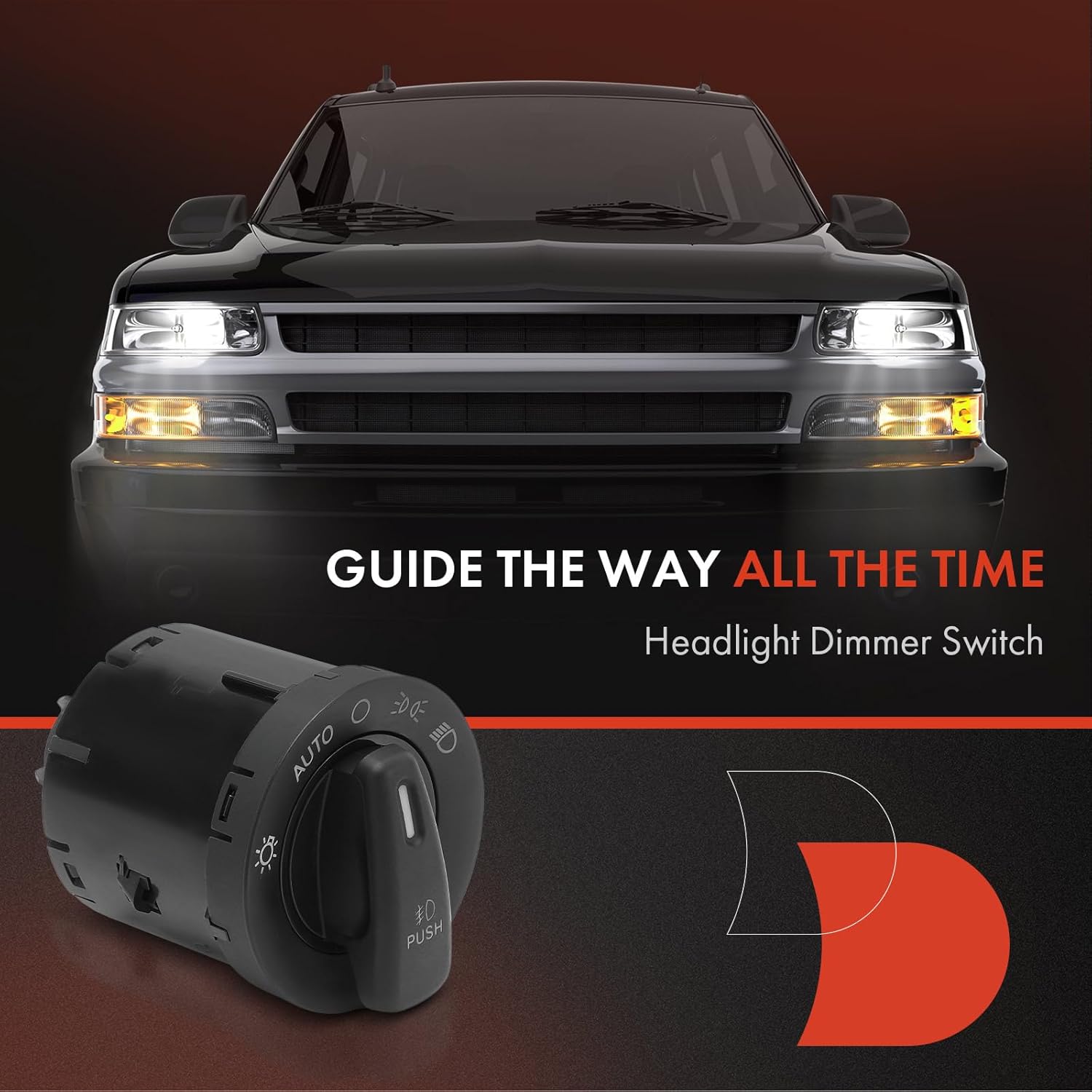 A-Premium Headlight Switch Instrument Panel Headlamp Dimmer Switch Compatible with Dodge Grand Caravan 2012-2016, Charger, Durango, Journey & Chrysler Town & Country, 300