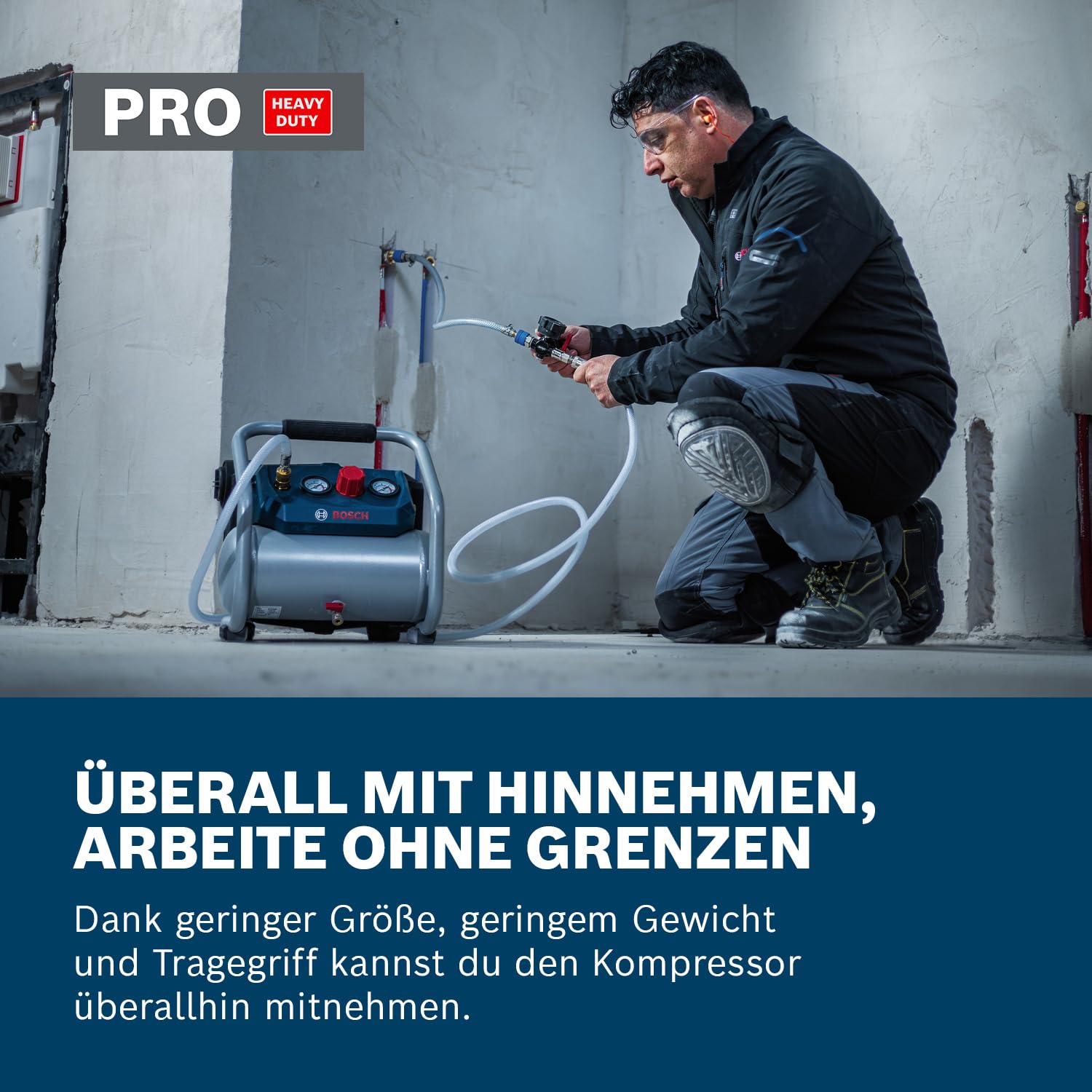 Bosch PRO 18V System Akku-Luftkompressor GKO 18V-51