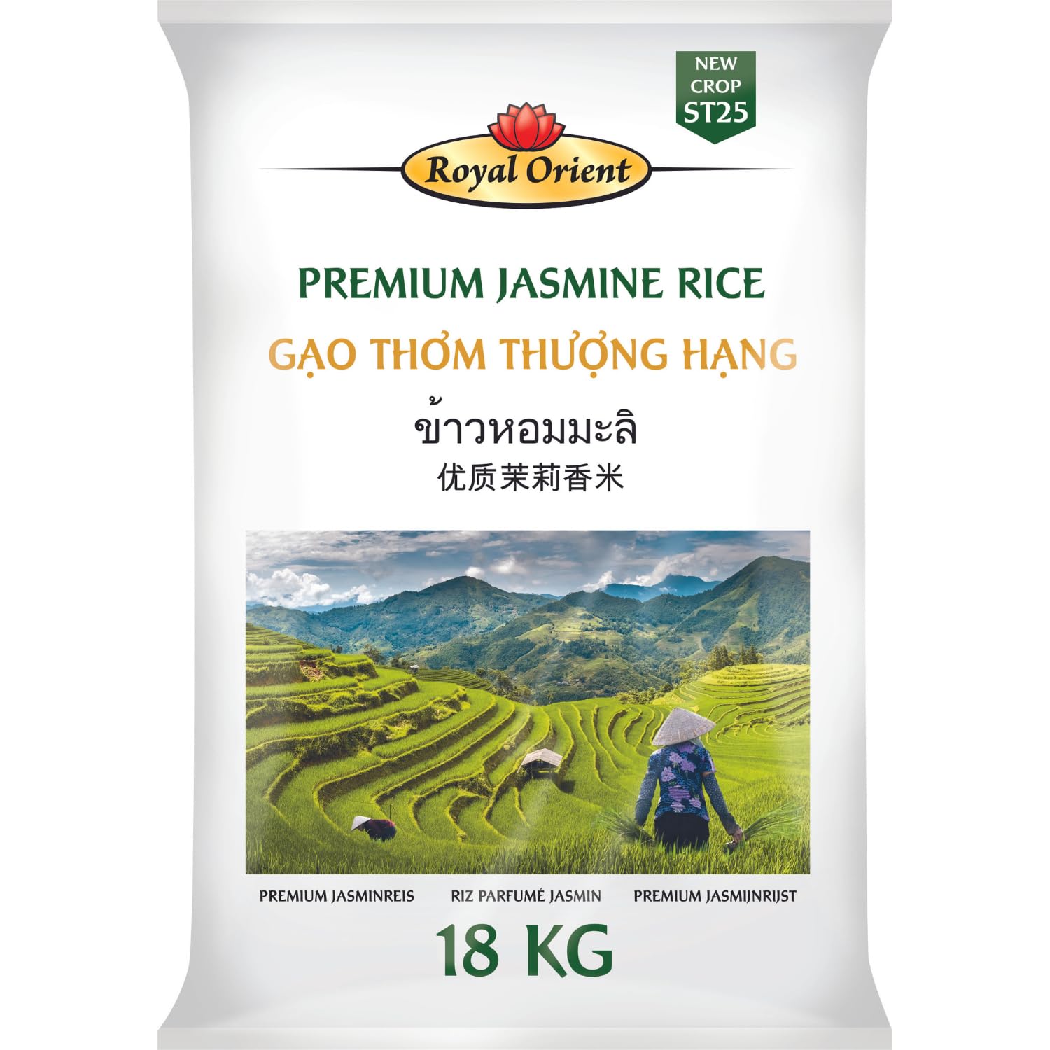Royal Orient - Premium Jasmin Reis - (1 X 18 KG)