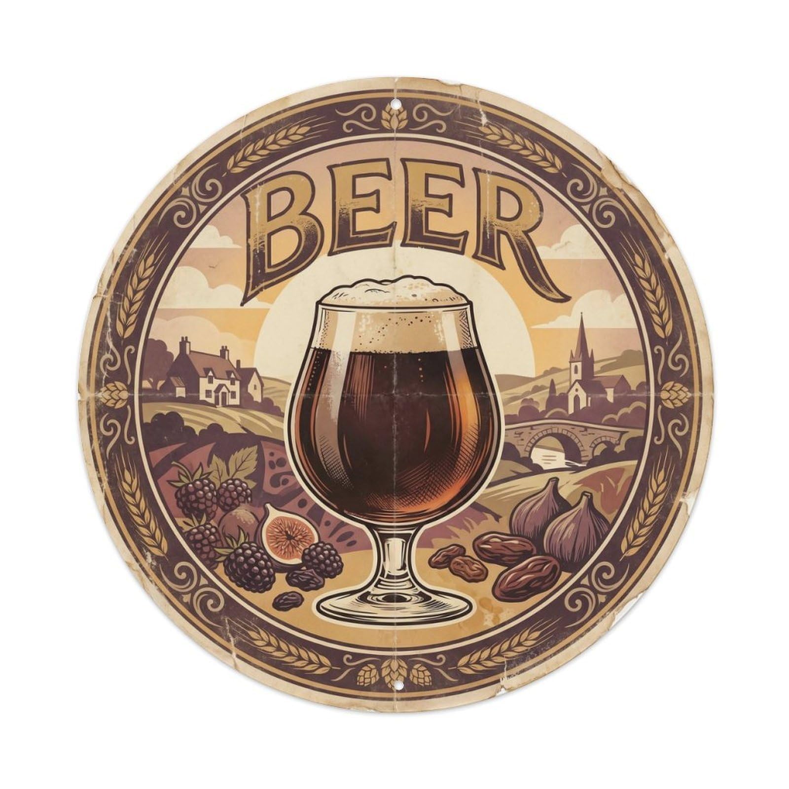 British Craft Beer Beverage Ale House Travel Culture Metal Tin Sign