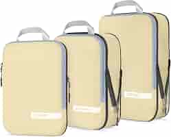 Cubi da imballaggio per valigie, 8 pezzi, organizer per bagagli da viaggio, impermeabili, borsa essenziale da viaggio, accessori da viaggio, borse per vestiti e scarpe (nero