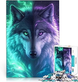 Comprar Diversión Familiar Lobo místico Rompecabezas para Adolescentes de 1000 Piezas 38x52cm Colección de Artistas, Bellas Artes para Mayores de 14 años