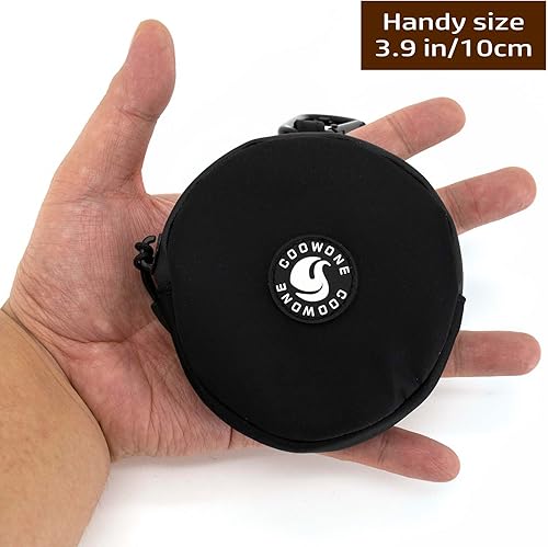 Miniatura 9 de COOWONE Bolsa pequeña para golosinas para perros, bolsa de golosinas de entrenamiento para perros, bolsas portátiles de almacenamiento de cebos de