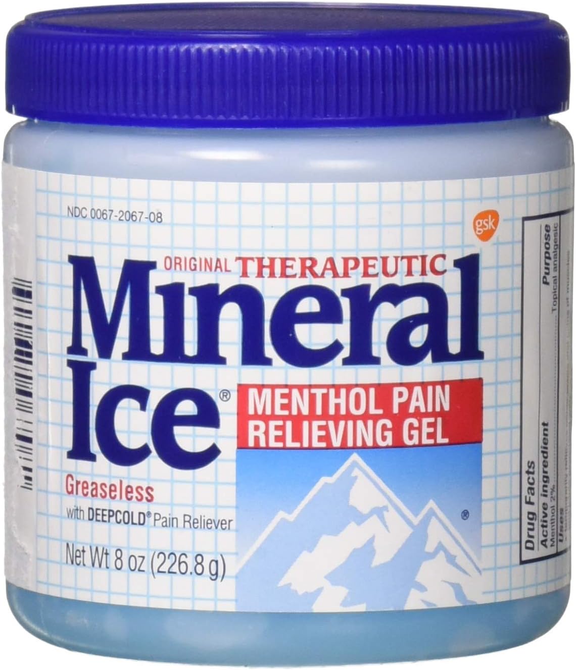 Therapeutic Mineral Ice Pain Relieving Gel