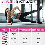 WALITO ankle resistance bands with sleeves, ankles for training, ankle straps for women, exercise bands for legs and buttocks, gluteal training equipment for kickbacks