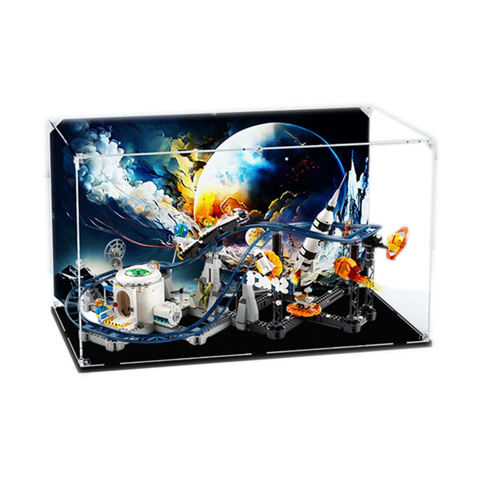 DKPLOE コレクションケース Amazon.com: Acrylic Display Case for Lego Creator Space Roller