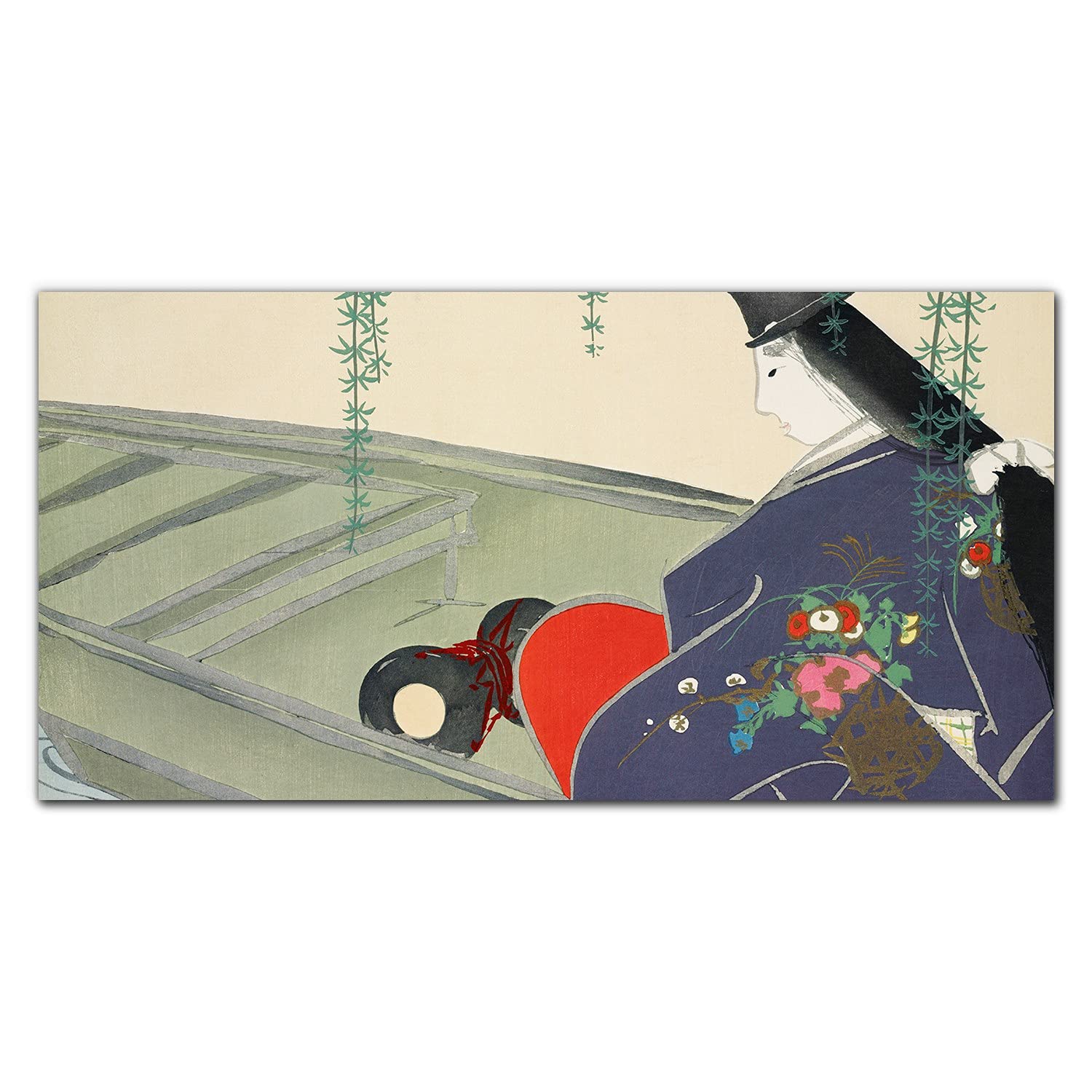 Dosseret en verre trempé haut de gamme Kimono des Femmes pour cuisine élégante