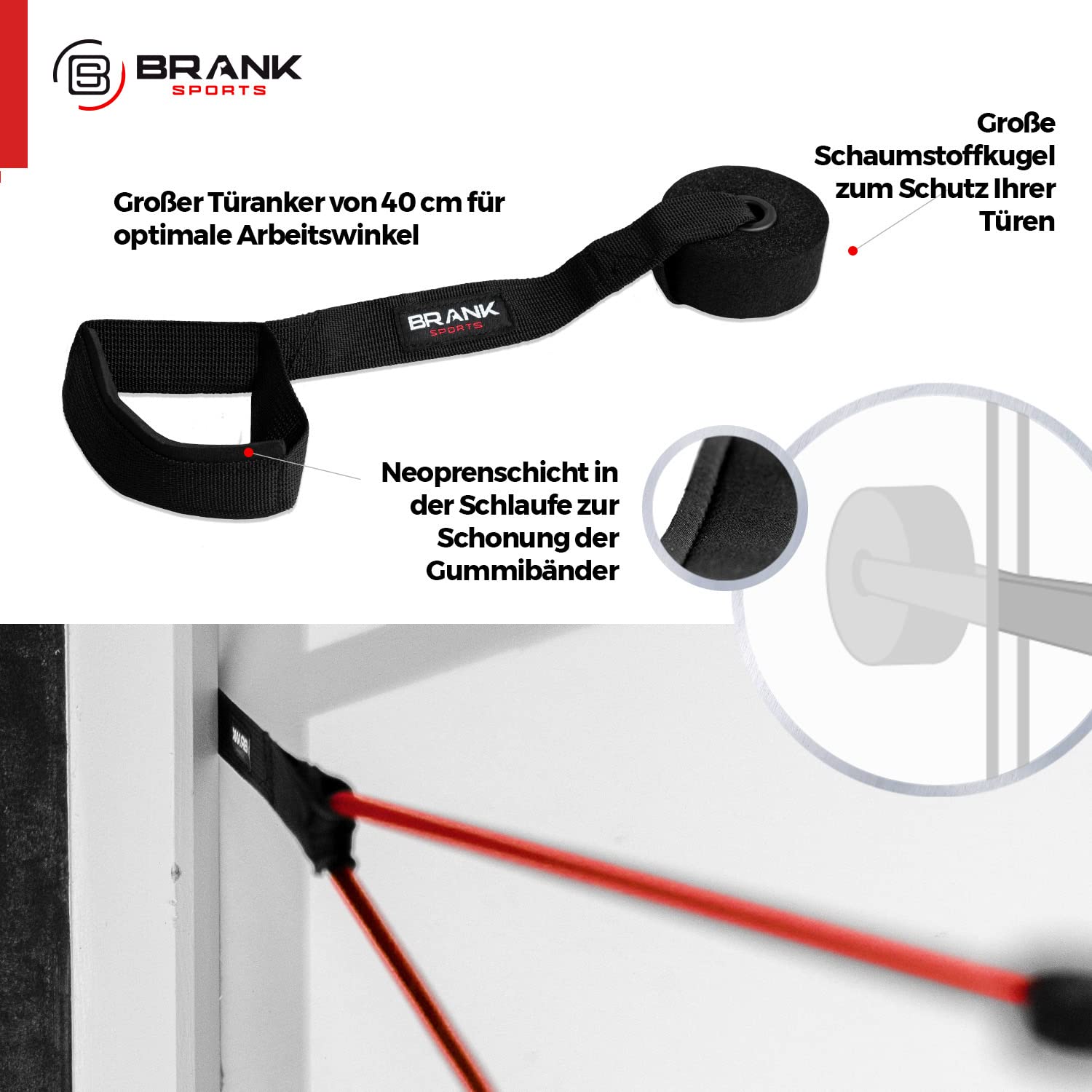 Widerstandsbänder- Fitnessbänder Ultimativer Muskelaufbau - Resistance Bands Mit Hochwertige Materialien - Gummiband Sport - Kraftraining - Fitness Band Gratis Trainingsguide