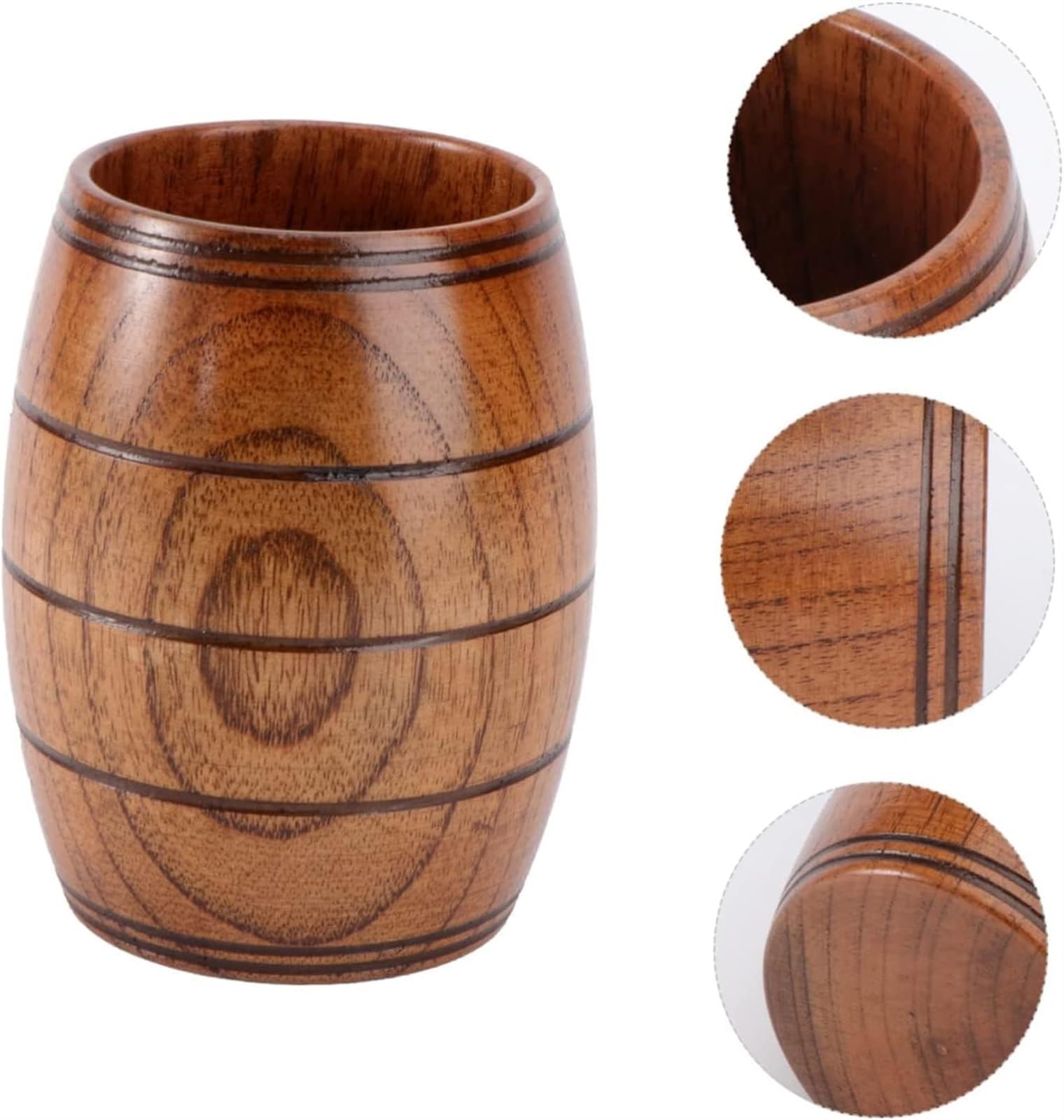 KanDuo Tazas de Cerveza Personalizadas Jarras, Jarras de Cerveza, Jarras de Cerveza, Taza de Agua Taza de té Taza de Agua de Madera Taza de Bebida Juego de té de Madera Taza de Madera Taza de café