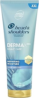 Head & Shoulders DermaXPro Repairing Moisture Lightweight Conditioner 350ml with Coconut Oil and Ceramide Complex for Dry Scalp. Helps Reinforce Skin Barrier for Moisturised, Flake-Free Hair