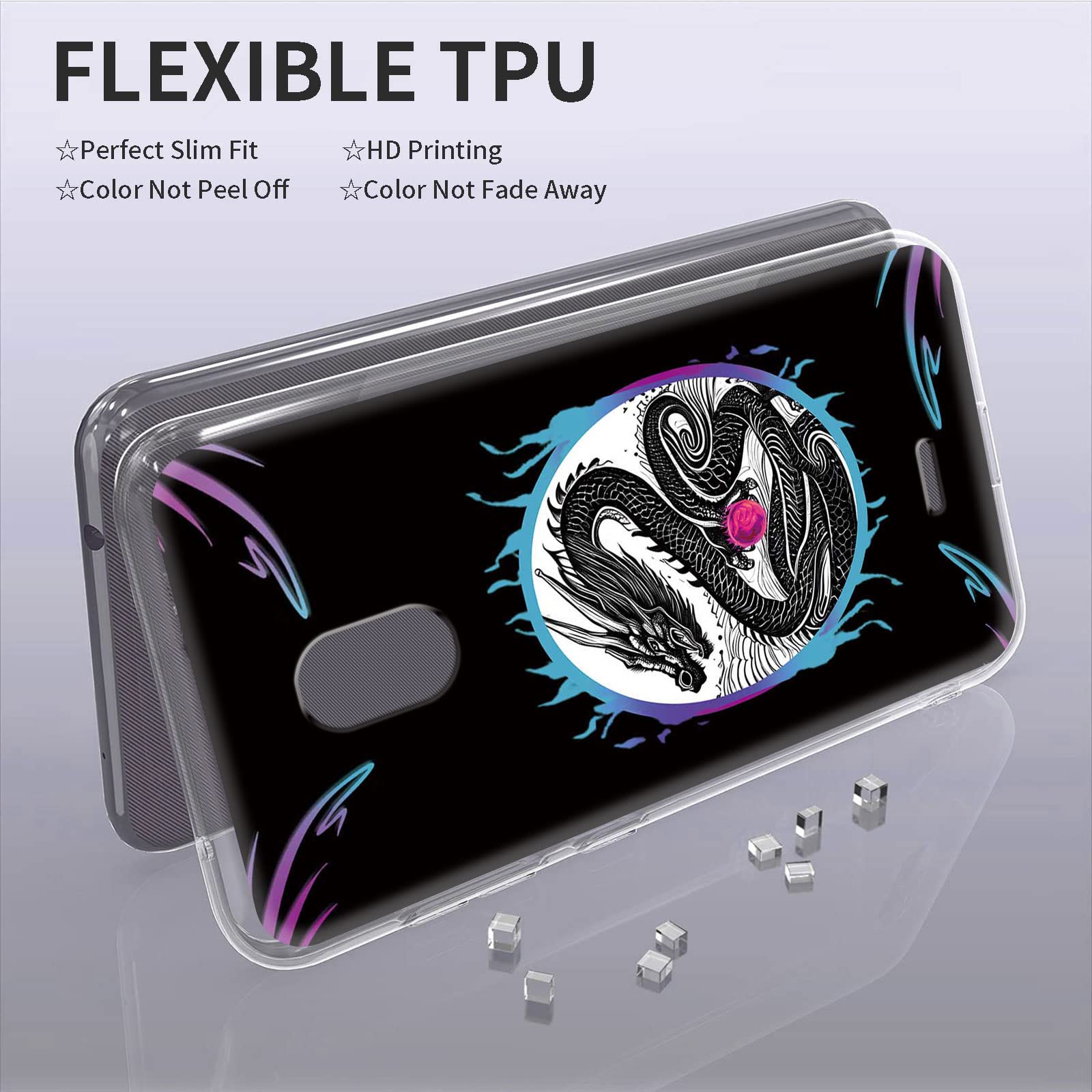 Chinese Dragon Phone Case In Silicone For IPhone - Foto 12