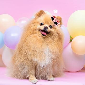 50Pcs Dog Hair Clips Cute Sunglasses Pet Hair Clips Puppy Hair Bows Clips Dog Hair Bows with Alligator Clips Dog Cat Hair Accessories Pet Grooming(Random Color)