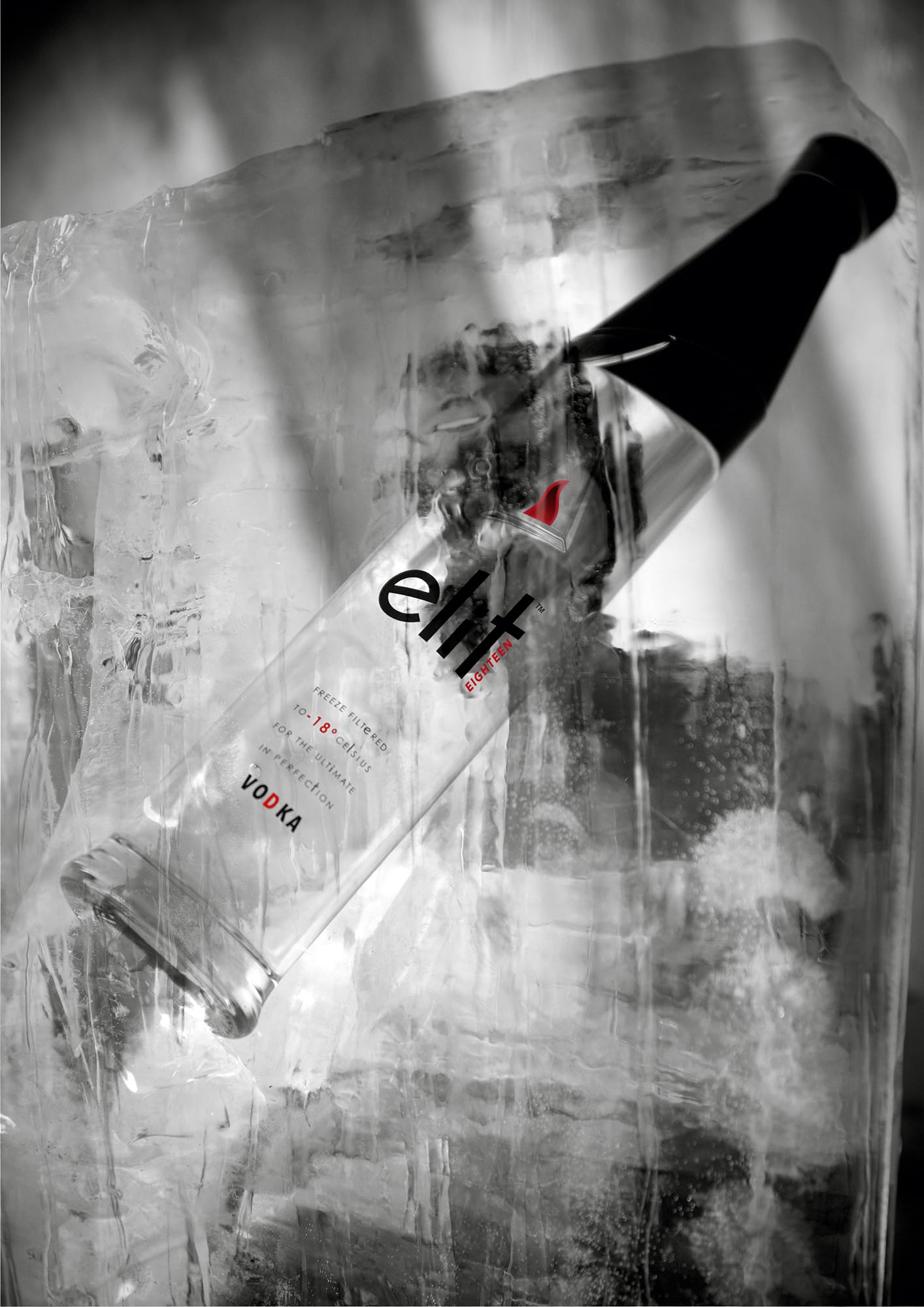 Vodka Elit 1.75L magnum. Ganadora de múltiples premios.Bebida ultrasuave. Regalo de vodka perfecto para hombres y mujeres. Filtrado congelado, licor premium. 40% de alcohol. 1.75l. Edición Noche